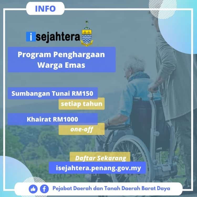 Cara Mohon Bantuan Kebajikan iSejahtera 2022 Pulau Pinang. Semak Kategori Yang Layak Mohon