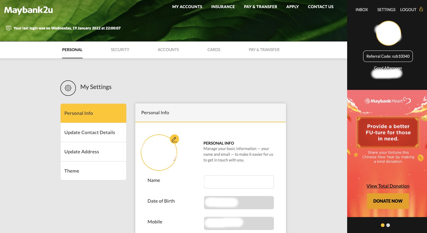 Cara Tukar Kad Debit Tamat Tempoh Secara Online, Tak Perlu Ke Bank
