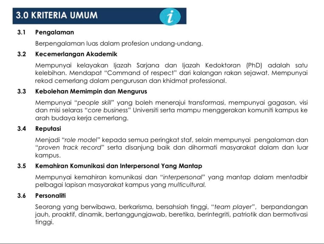Cara Mohon Jawatan Penasihat Undang-Undang Gred L48/52 Universiti Malaysia Kelantan