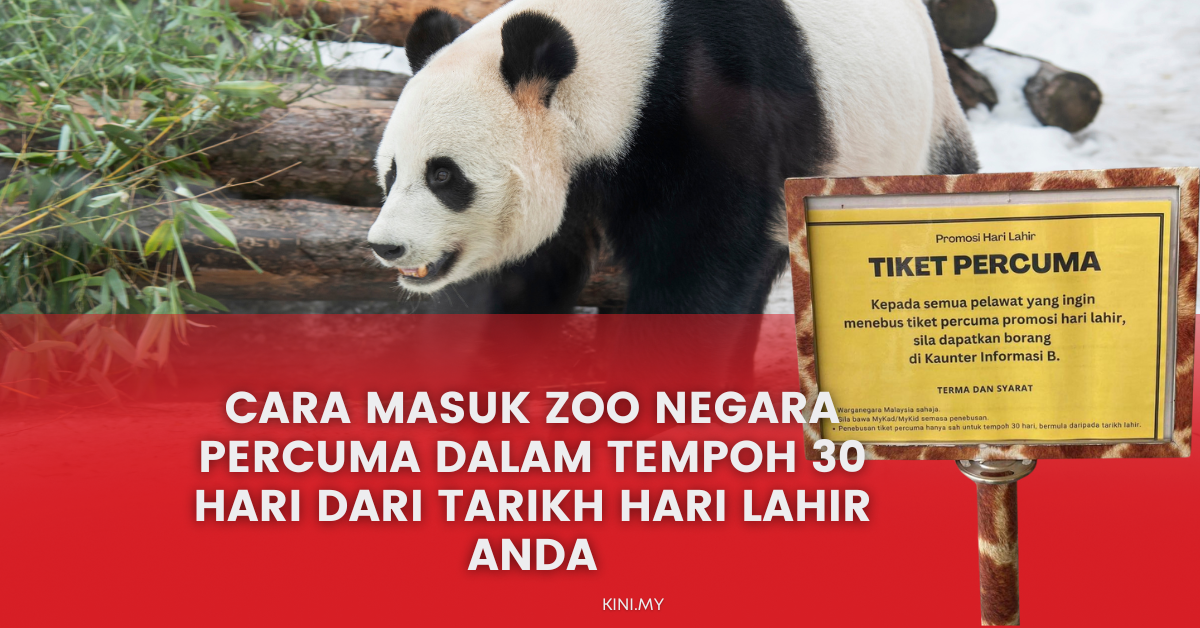 Cara Masuk Zoo Negara Percuma Dalam Tempoh 30 Hari Dari Tarikh Hari Lahir Anda