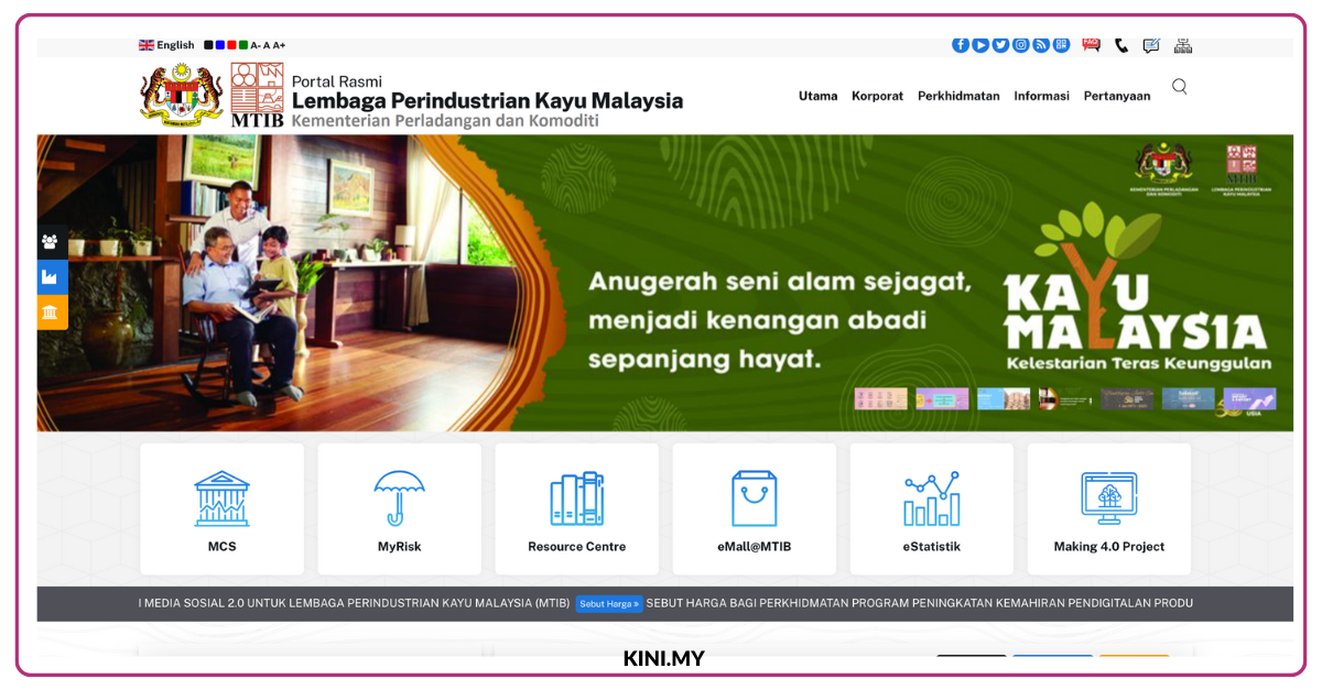 Cara Mohon Jawatan Kosong Lembaga Perindustrian Kayu Malaysia (MTIB)