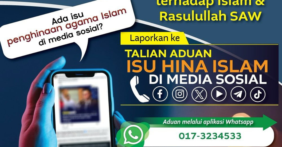 Talian Aduan Hina Agama Islam JAKIM Melalui WhatsApp & Email